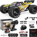 BEZGAR HP141S Fast RC Truck - 1:14 Scale Offroad Waterproof, Monster Truck, Hobby Off Road Electric Car, 4WD Brushless Motor
