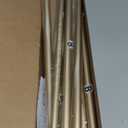 5/8 Diameter Curtain Rods 30-120 Inch, for 30-114 Inch Windows, Adjustable Splicing Gold Curtain Rods for Windows with Brackets, Window Rod Long Small Curtains Rod
