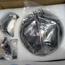 52" Black Ceiling Fan with Remote Reversible Motor Indoor Outdoor No Light