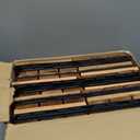 Premium Patio Deck Tiles, 10 PCs 12x12 Snap Together Wood Flooring for Outdoor, Balcony, Porch, Poolside, Waterproof All Weather, Golden Teak