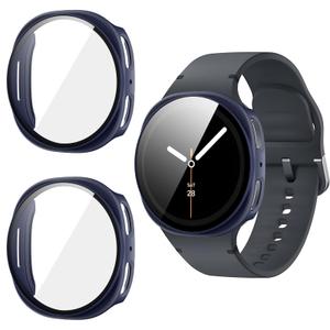 Kimiyaki 2 Pack for Samsung Galaxy Watch 8 40mm Screen Protector Case