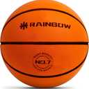RAINBOWBEAR Upgraded Silent Basketball - Size 7 (29.5"), New Dribble Dream Indoor (Flower Orange)