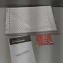 SONGMICS Spice Rack, Expandable Kitchen Countertop Shelf, Small Cupboard Organizer, Metal, Space-Saving Tabletop Shelf, Matte White 