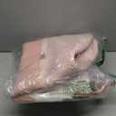 CLHMILY&Z 100L Laundry Basket Round Storage Rope Basket - 18.1x24 Inches - Pink Hamper in Bedreoom and Cute Storage Bin for Blankets, Toys, and Nursery Essentials