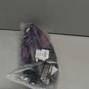 Leather Car Steering Wheel Cover, Non-Slip Car Wheel Cover Protector Breathable Microfiber Leather Universal Fit for Most Cars (Purple-2)