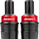 Motorcycle Frame Sliders Crash Slider Pad Protector Falling Protection Compatible With Ninja 650 KRT 2025 Ninja650 EX650 2017-2023 2024 2025 Z650 RS Z 650 (Red)