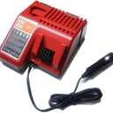 EAGLEWING Replace of Milwaukee Electric Tools Corp 48-59-1810 Vehicle Charger,The car Battery Charger compailble with M12/12V M14/14V M18/18V Battery