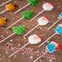 Christmas Lollipops, 24-Pack Christmas Candy, Individually Wrapped, Fruit Flavored Suckers Bulk For Festive Treats