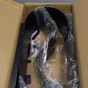 Black Floating Shelves Set of 3, Black Metal Decor, Unique Mounted Floating Shelf, Modern Long Wall Shelf, Large Wall Shelves for Bedroom, Bathroom, Living Room