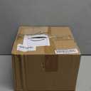 6Pcs Flocked Christmas Candle Rings Wreaths, 10"x3.5" Perfect PE Small Mini Christmas Wreath with Snowy Pinecones&Red Berries Cedar Eucalyptus Cypress Wreath Candle Holders for Table Centerpiece Decor