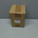 Rustic Farmhouse Flower Ceramic Striped Vase, White and Brown Decorative Ceramic Modern Floral Vase for Bouquet, Cottage Home Core Decor, Tabletop Bedroom Office Bookshelf Living Room Wedding 7.7 Inch