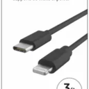 CellCandy Charge and Sync Cable -Black, 3 ft  