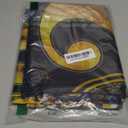 Sumind Happy New Year Party Decorations Supplies Extra Large Black and Gold Glitter 2026 Happy New Year Backdrop Banner for 2026 Party Decor Banner Fireworks Photo Booth Background, 73 x 43 Inch