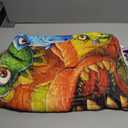 Dinosaur Blanket for Boys Girls 3D Dinosaur Throw Dino Blanket for Toddler Boys Kids Cute Smiling Dinosaurs HD Digital Print Flannel Ultra Soft Lightweight All Season (51 * 40in)