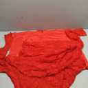 Binightt Womens Floral Lace Bodycon Midi Dress Long Sleeve Sexy See Through Mesh Club Party 2 Piece Dress Set Size L