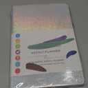 Toplive Undated Weekly Planner 2025 with Planner Stickers, Cute PU Leather Glitter Planner, A5 Agenda Journal with Goals & Habit Tracker, ADHD Planner Organizer (Glitter Silver)