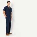 Amazon Basics Men's Relaxed Fit Short Sleeve Workwear Coveralls, 3X Long