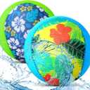 8 PAck Realspring Water Skipping Ball for Children Water Grip Bouncing Ball Summer Beach Pool Toy for Adult Fun Swimming Pool Games Party Lake River Favors