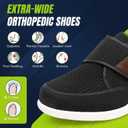 Extra-Wide Comfort Unisex Shoes for Swollen Feet, Edema, Diabetic Neuropathy & Arthritis | Cushioned Fit for Plantar Fasciitis, Bunions | Best for Nurses, Teachers, Pregnant Women | Great for Walking & Long Hours of Standing | Men & Women