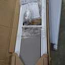 PetSafe Sliding Glass Pet Door - No-Cut DIY Install Doggy Door for Renters - Aluminum Frame - Adjustable Height 75 7/8" to 80 11/16" - Ideal for Small Dogs Up to 15 lb - White