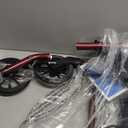 Probasics Junior Aluminum Rollator with 6 Inch Wheels, 250 Pound Weight Capacity, Burgundy, Medical Walker