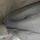 Full Size Comforter Set, Heathered Light Grey 3 Pieces Bedding Sets
