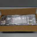 Upgraded Extended Length Shower Organizer with Hooks, Rustproof Shampoo Soap Holder, Large Hanging Bathroom Caddy (Black - 2 Tier - Standard)