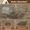 COSY HOMEER Kitchen Rugs Non Slip Washable 24"x36"+24"x60",Absorbent Soft Kitchen Mats for Floor,Polyester Kitchen Runner Rug Sets of 2,Kitchen Floor Mats for Sink Mat,Hallway,Laundry,Taupe