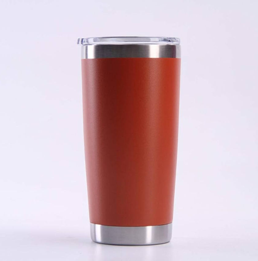 Travel Mug With Insulated Coffee Mug Automobile Mug Insulation Cold Preservation Mug Car Mug Stainless Steel Beer Mug-20Oz-Red_20Oz