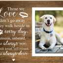 Memorial Picture Frame, Pet Picture Frame, Sympathy Gifts for Loss of Loved Pet, Bereavement Gifts for Loss of Dog, Dog Remembrance Photo Frame or Memorial Gift, Fits 4 x 6 In Photo
