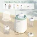 Momcozy Bottle Warmer, Fast Bottle Warmers for All Bottles with Timer, Accurate Temperature Control and Automatic Shut-Off, Multifunctional Bottle Warmer for Breastmilk