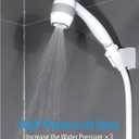 High Pressure RV Shower Head with Hose and On Off Switch, 3 Flow Rate for Saving Water, White