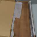 Floating Shelves Wall Mounted Set of 3 - Rustic Paulownia Wood with Anti-Fall Edge, Lightweight Decorative Display Shelf, Easy Install - Farmhouse Decor for Bathroom Bedroom Kitchen (17", Retro Brown)