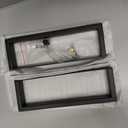Alise 8'' Hand Towel Holder,Black Towel Bar for Bathroom Wall Mount, Black, 2 Pack