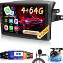 4+64GB Radio for Toyota Sienna 2004 2005 2006 2007 2008 2009 2010 Android 15 CarPlay Stereo 8 Core 9" Touchscreen GPS DSP 59UI Backup Camera