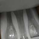 NUPTIO Glass Bud Vases Centerpiece: 6 Pcs Small Flower Vase for Wedding in Bulk - Cute Clear Ribbed Vase for Party Events Home Table Decor