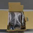 Panasonic Cordless Phone with Answering Machine, Advanced Call Block, Bilingual Caller ID and High-Contrast Display, Expandable System with 2 Handset Cordless Telephones - KX-TGD832M (Metallic Black)