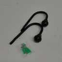 Hion Curtain Holdbacks Black 2pcs, Curtain Tiebacks Wall Mounted Curtain Hooks Holders for Drapes (Ball-2pcs)