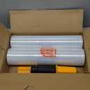 Stretch Film Shrink Wrap for Moving Supplies (15inch, 2 Pack) x 1000ft, Industrial Strength Plastic Wrap Stretch Roll for Pallet Wrapping Shipping Moving Boxes Storage Furniture with Handles, Clear