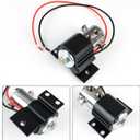 Universal Front Brake Line Lock Kit Electric Solenoid Launch Control System for Drag Racing or Hill Holder (Black)