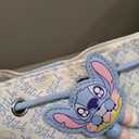 Disney Stitch Dinner Party Collection Drawstring Crossbody Bag-Blue