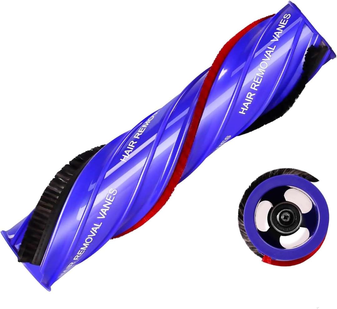 Anti-Tangle Roller Brush Replacement for Dyson V10 SV12 SV27 Vacuum Cleaner, 3-Prongs Brush Bar, Part No.972182-01