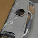 Loyoda Folding Walker with Tray with 5" Wheels, Lightweight Design, Silver