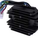HOLDWELL 12V Voltage Regulator Rectifier 15531-64603 compatible with Kubota ZD18 ZD21 ZD25 K008 K008-3 KH007 KH35 KH41 KH61 1822D 718D 721D 721G RTV500 Yanmar 186D 1983 YM122 YM126 YM140 YM142 YM14