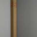 EXCLUSIVE HOME Rings 1" Curtain Rod and Coordinating Finial Set, Matte Silver, Adjustable 36"-72"
