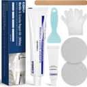 Marble and Granite Repair Kit (White) - 30-Min Quick-Drying Quartz Countertop Repair Kit on Quartz, Marble, Porcelain and Other Stone Surfaces - Granite Sealer for Edge Chips Cracks Scratches Holes