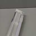 LazBlinds No Tools No Drill 1" Vinyl Mini Blinds, Cordless Blinds for Windows, Light Filtering Horizontal Window Blinds & Shades, 36" W x 72" H, White