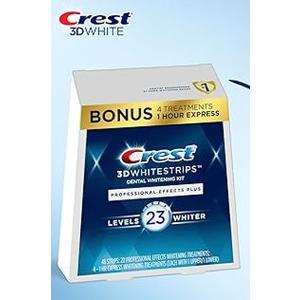 Crest 3D Whitestrips Age Renewal – Teeth Whitening Kit, 24 Treatments (20 + 4 Bonus), Each with 1 Upper/1Lower, 48 Strips – Crest 3DWhite Teeth Whitening Strips