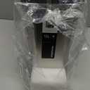 simplehuman 10 Liter / 2.6 Gallon Bathroom Slim Profile Trash Can, Brushed Stainless Steel with Plastic Lid