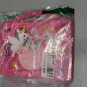 HianDier for iPad 5th/6th Generation Case, for iPad Air 1st/2nd Gen, for iPad Pro 9.7 Inch Case Kids Girls Cute Unicorn with Detachable Strap and Rotatable Stand Shockproof Tablet Cover-Barbie Pink